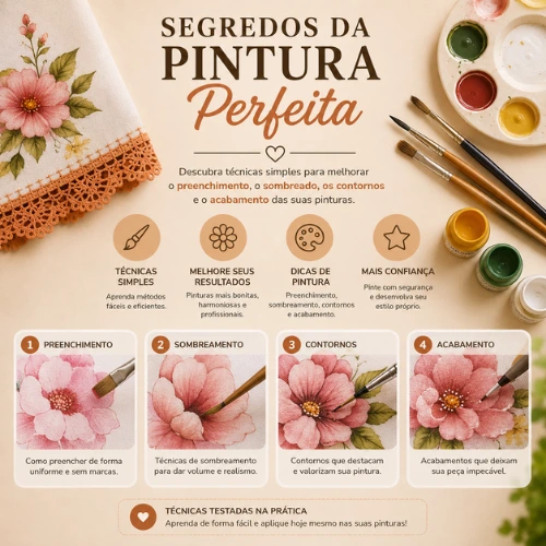 Capa do guia Segredos da Pintura Perfeita